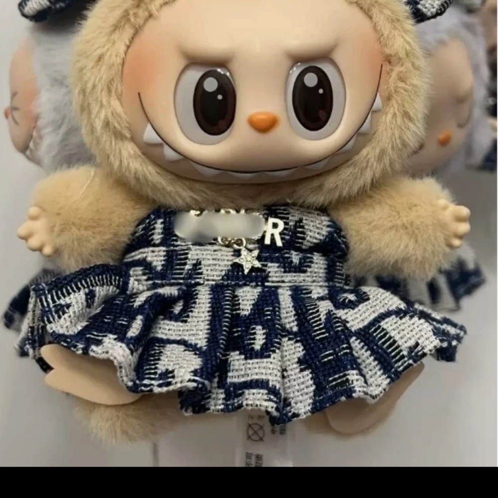 Cute Blue and White Dress. Doll Not Included